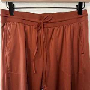 Pumpkin spice joggers with pockets